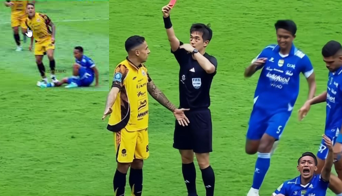 Read more about the article Bruno Tubarao Jadi Titik Awal Kekalahan Persija dari Persib: 2 Blunder dan 1 Kartu Merah