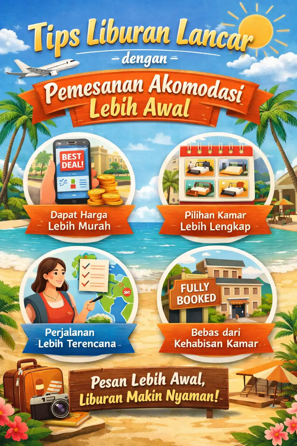 You are currently viewing Tips Liburan Lancar dengan Pemesanan Akomodasi Lebih Awal