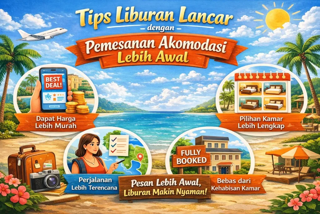 Tips Liburan Lancar dengan Pemesanan Akomodasi Lebih Awal
