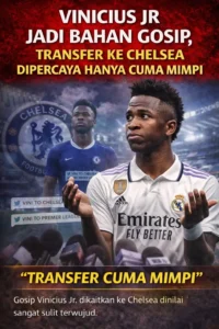 Read more about the article Vinicius Jr Jadi Bahan Gosip, Transfer ke Chelsea Dipercaya Hanya Cuma Mimpi
