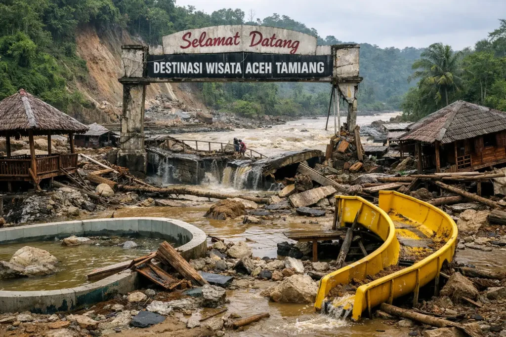 Pemkab Destinasi Wisata Aceh Tamiang Masih Lumpuh Pasca-Bencana
